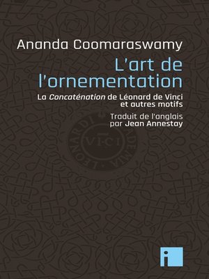 cover image of L'Art de l'ornementation